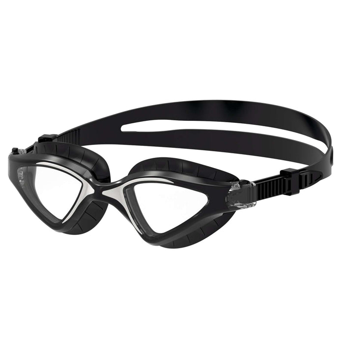 Schwimmbrille Lynx Schwarz-Weiß Klare Linsen Seac 152-55NW-LT