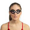 Schwimmbrille Lynx Schwarz-Weiß Klare Linsen Seac 152-55NW-LT