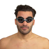 Schwimmbrille Axis Schwarz-Silber Raucher Linsen Seac 152-56NAG-LF