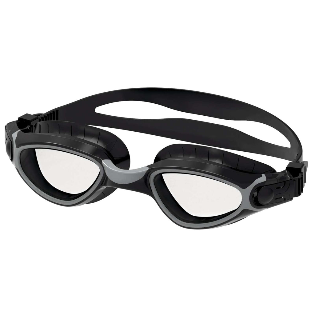 Schwimmbrille Axis Schwarz-Silber Klare Linsen Seac 152-56NAG-LT