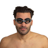 Schwimmbrille Axis Schwarz-Silber Klare Linsen Seac 152-56NAG-LT