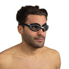 Schwimmbrille Axis Schwarz-Silber Klare Linsen Seac 152-56NAG-LT