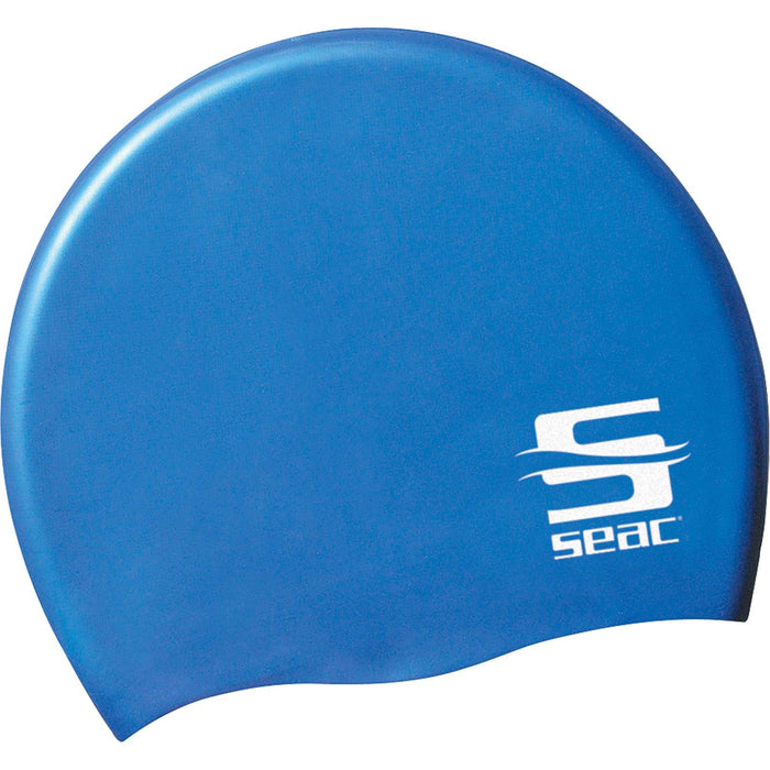 Schwimmkappe Silikon Kinder Blau Seac 152-6B