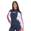Rash Guard Raa Lang Evo Frau Dunkelblau M Seac 155-1-M