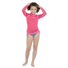 Rash Guard T-Sun Lang Kinder Mädchen Rosa 11 Jahre Seac 155-13-11