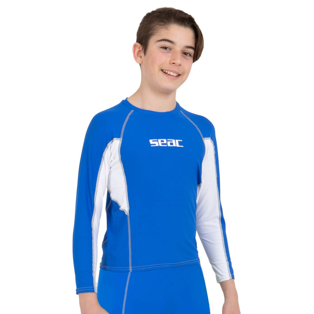 Rash Guard Raa Lang Kinder Evo Blau 6 Jahre Seac 155-2-6