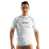 Rash Guard T-Sun Kurz Mann Weiß M Seac 155-22-M