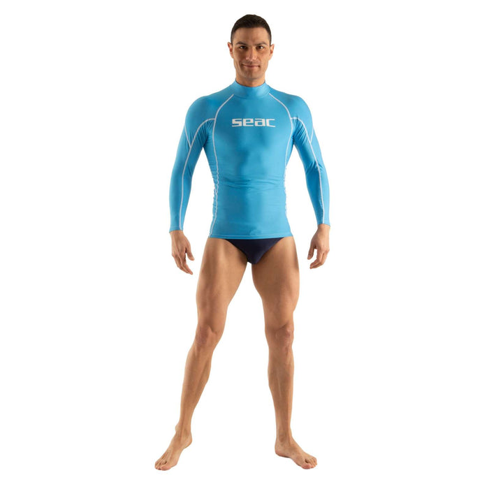 Rash Guard Raa Lang Evo Mann Hellblau XXL Seac 155-29-XXL
