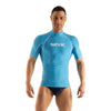 Rash Guard Raa Short Evo Mann Hellblau M Seac 155-31-M