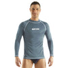 Rash Guard T-Sun Long Mann Grau XXXL Seac 155-36-XXL
