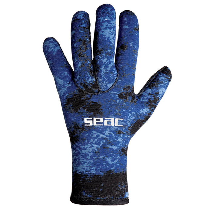 Handschuhe Anatomic Camo Blau 3,5mm L Seac 16-2-L