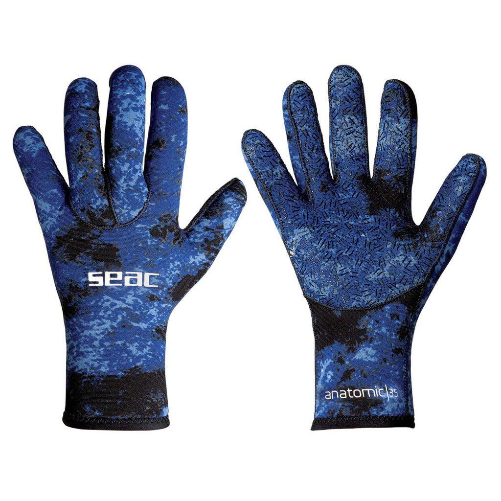 Handschuhe Anatomic Camo Blau 3,5mm XXL Seac 16-2-XXL