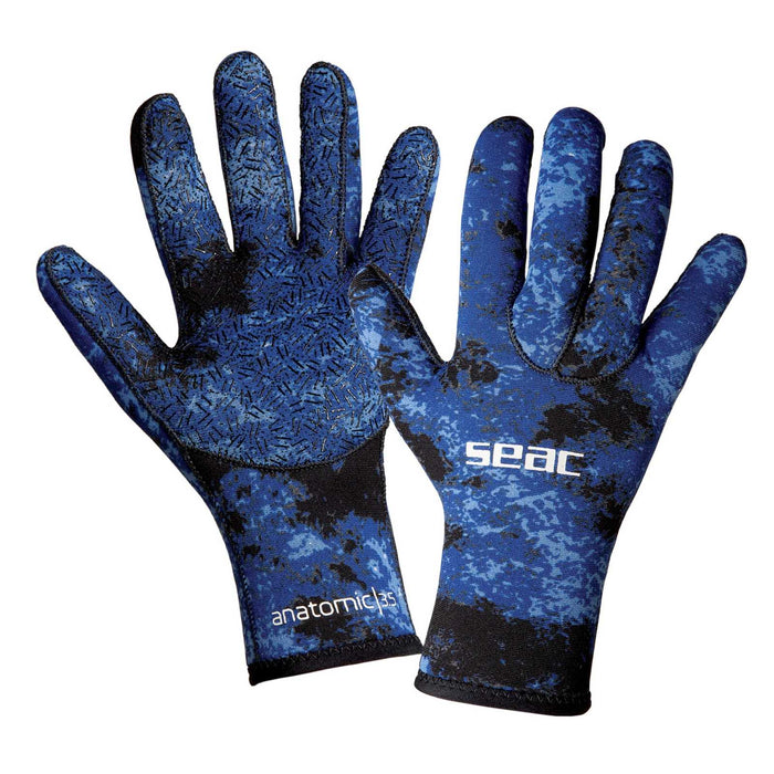 Handschuhe Anatomic Camo Blau 3,5mm XXL Seac 16-2-XXL