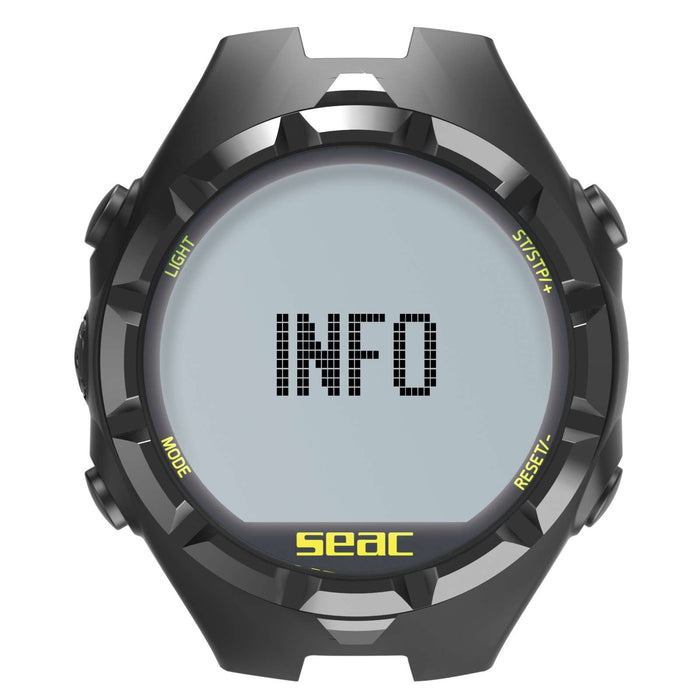 Freitauchen Computer Apnea Hr Schwarz-Gelb Seac 160-31NY