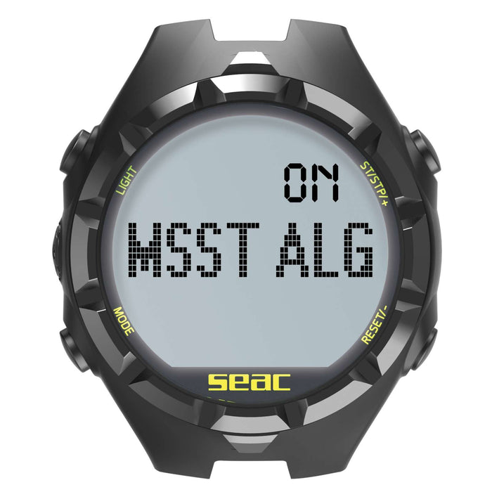 Freitauchen Computer Apnea Hr Schwarz-Gelb Seac 160-31NY