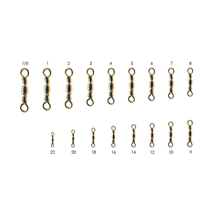 Drehwirbel ohne Snap 12 Stück Gold №22 Expert Predator 16155