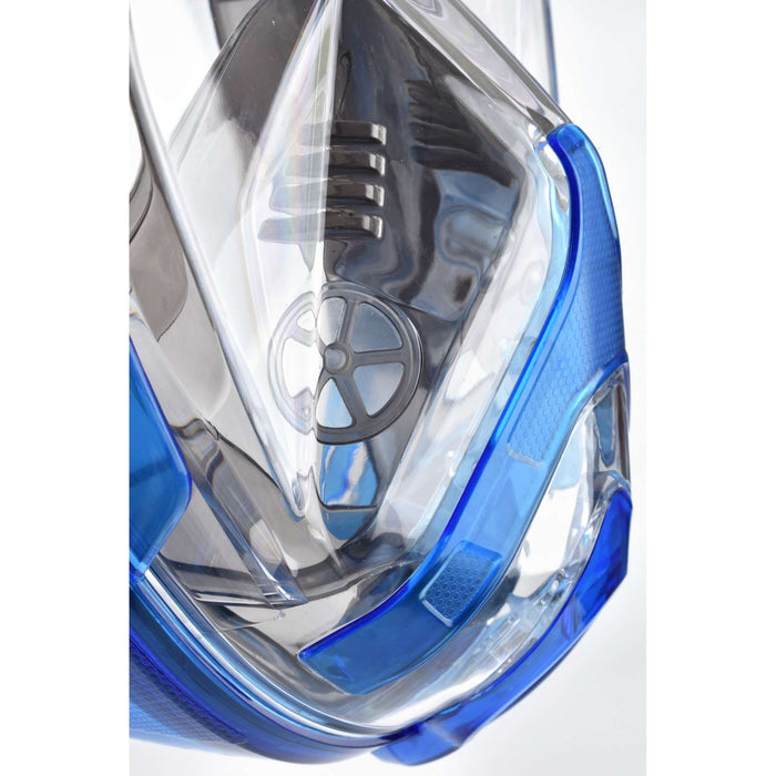 Schnorchel Vollgesichtsmaske Magica Grau-Blau-Orange S-M Seac 170-10BO-SLT