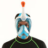 Schnorchel Vollgesichtsmaske Magica Weiß-Blau-Orange S-M Seac 170-10WO-SLT