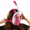 Schnorchel Vollgesichtsmaske Magica Weiß-Rosa S-M Seac 170-10WP-SLT