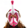 Schnorchel Vollgesichtsmaske Magica Weiß-Rosa S-M Seac 170-10WP-SLT