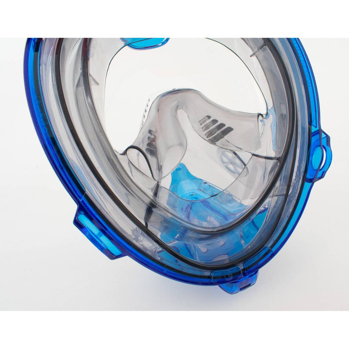 Schnorchel Vollgesichtsmaske Magica Grau-Blau-Orange XS-S Seac 170-14BO-SLT