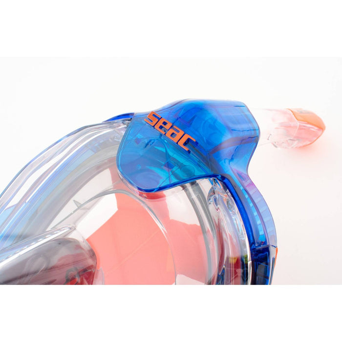 Schnorchel Vollgesichtsmaske Magica Grau-Blau-Orange XS-S Seac 170-14BO-SLT