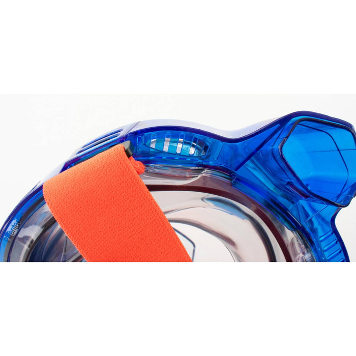 Schnorchel Vollgesichtsmaske Magica Grau-Blau-Orange XS-S Seac 170-14BO-SLT