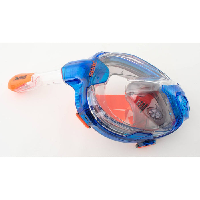 Schnorchel Vollgesichtsmaske Magica Grau-Blau-Orange XS-S Seac 170-14BO-SLT