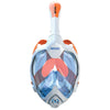 Schnorchel Vollgesichtsmaske Magica Weiß-Blau-Orange XS-S Seac 170-14WO-SLT