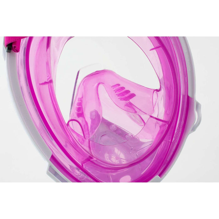 Schnorchel Vollgesichtsmaske Magica Weiß-Rosa XS-S Seac 170-14WP-SLT