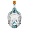 Schnorchel Vollgesichtsmaske Libera Aquamarin-Orange Kinder Seac 170-20AO-SKL