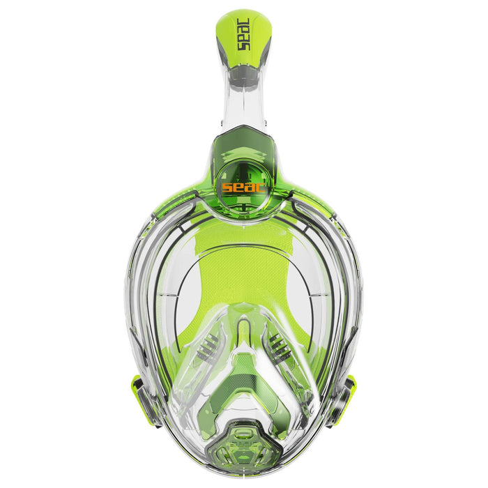 Schnorchel Vollgesichtsmaske Libera Transparent-Limette Kinder Seac 170-20LT-SKL