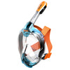 Schnorchel Vollgesichtsmaske Libera Aquamarin-Orange XS-S Seac 170-7AO-SKL