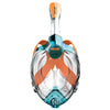 Schnorchel Vollgesichtsmaske Libera Aquamarin-Orange XS-S Seac 170-7AO-SKL