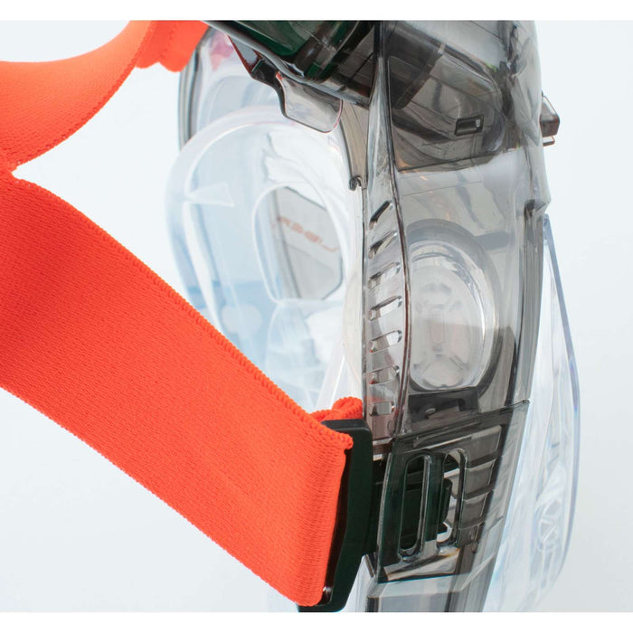 Schnorchel Vollgesichtsmaske Libera Schwarz-Orange XS-S Seac 170-7NO-SKL