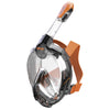 Schnorchel Vollgesichtsmaske Libera Schwarz-Orange XS-S Seac 170-7NO-SKL