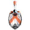 Schnorchel Vollgesichtsmaske Libera Schwarz-Orange XS-S Seac 170-7NO-SKL