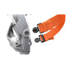 Schnorchel Vollgesichtsmaske Libera Schwarz-Orange XS-S Seac 170-7NO-SKL