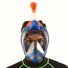 Schnorchel Vollgesichtsmaske Magica Grau-Blau-Orange L-XL Seac 170-9BO-SLT