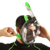 Schnorchel Vollgesichtsmaske Magica Grau-Transparent-Limette L-XL Seac 170-9FL-SLT