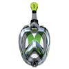Schnorchel Vollgesichtsmaske Magica Grau-Transparent-Limette L-XL Seac 170-9FL-SLT