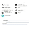 Paddle Surfboard Freestyle 9'4" 275l Kohala 1700