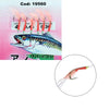 Sabiki Rigs mit starkem rosa Garnelenhaut 20 Stück №6 Expert Predator 1956006