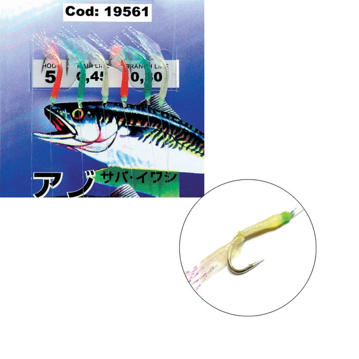 Zestawy Sabiki w wielokolorze Flasher 20szt №3 Expert Predator 1956103