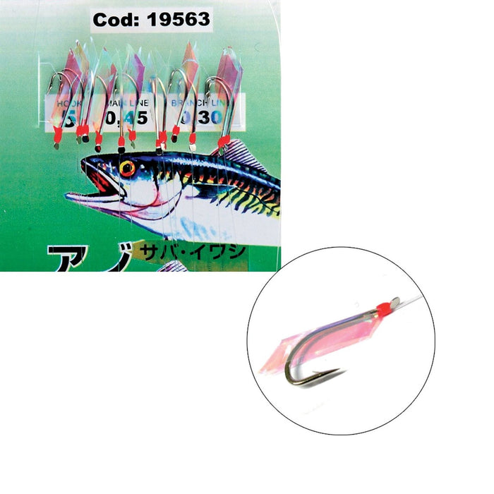 Sabiki Rigs mit 12 Haken 20 Stück №6 Expert Predator 1956306