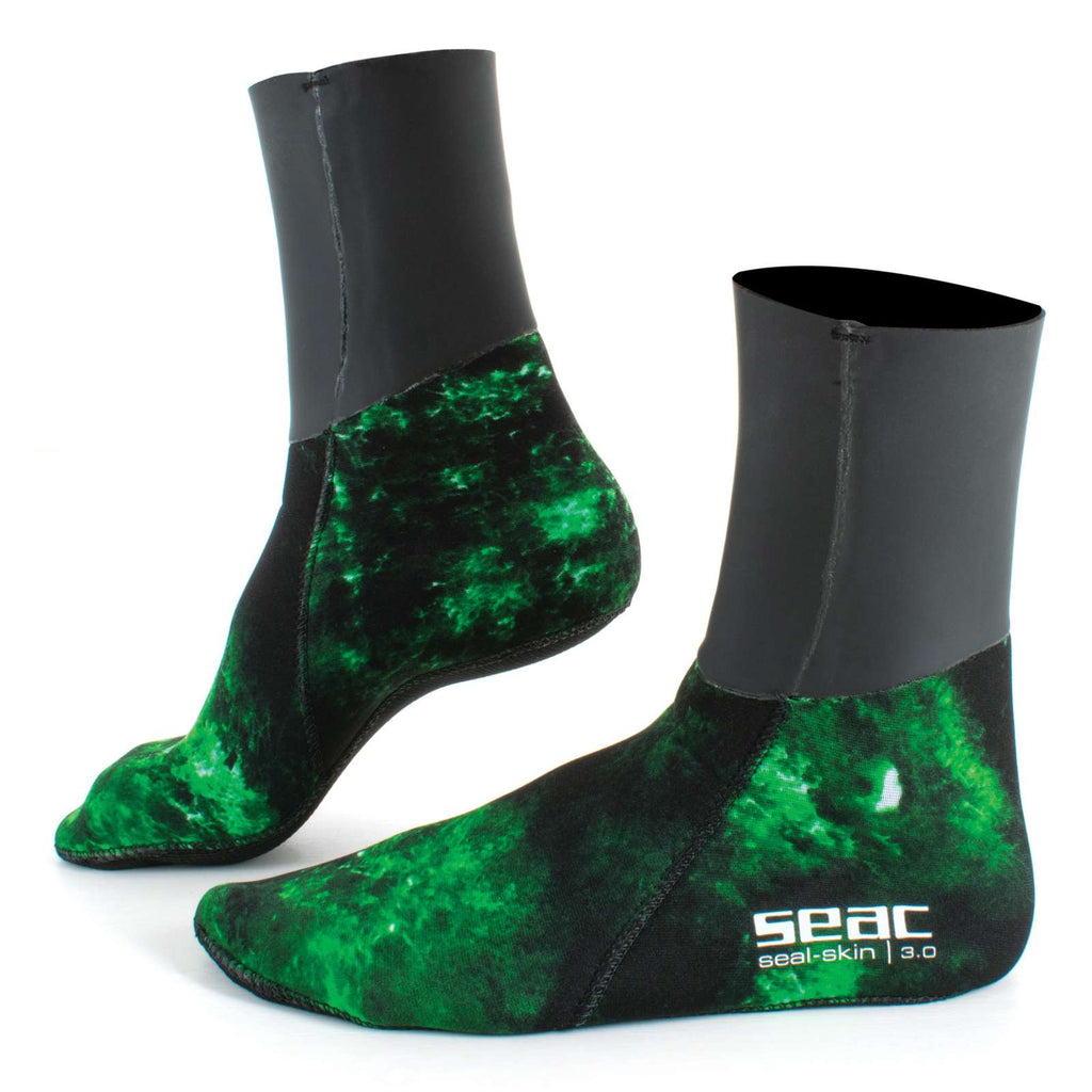 Socken Seal Skin Camo-Grün 3mm XXL Seac 21-8-XXL