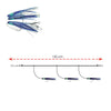 Filosa Rig 3 Vorgefertigte Tintenfischköder Mehrfarbig 8cm Expert Predator 21205