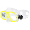 Schnorchelmaske Junior Kinder Gelb-Klar Marlin 213133