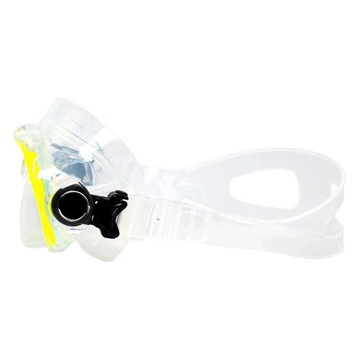 Schnorchelmaske Junior Kinder Gelb-Klar Marlin 213133