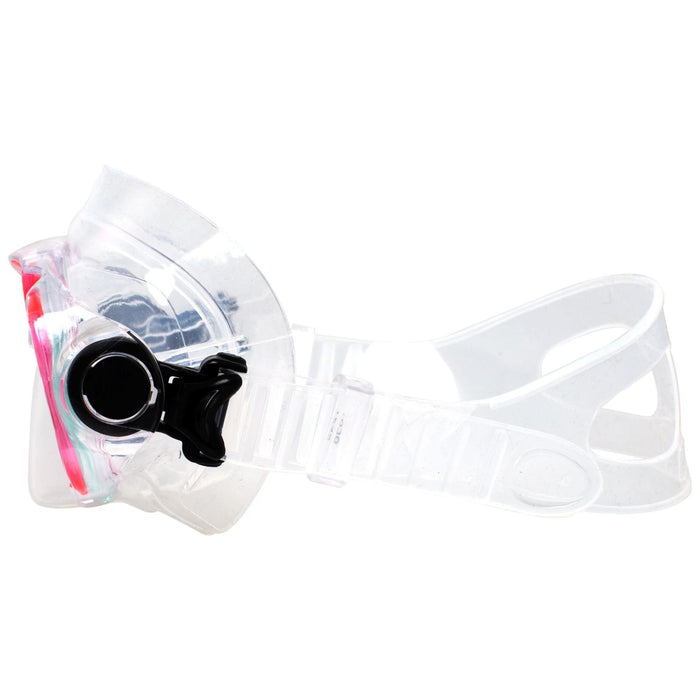 Schnorchelmaske Junior Kinder Pink-Klar Marlin 213134